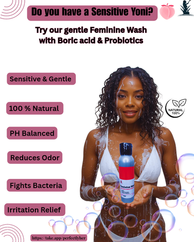 Feminine Wash with Boric acid & Probiotics