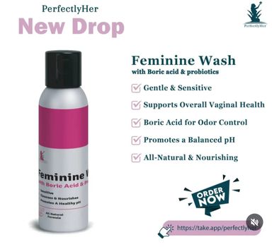 Feminine Wash with Boric acid & Probiotics