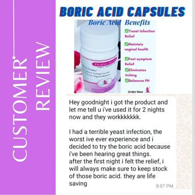 Boric Acid Capsules